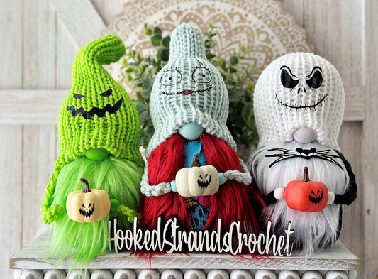 Nightmare Before Christmas Gnomes - Halloween Tiered Tray Decor