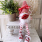 Valentine's DayGnome with Romantic Lips and XOXO Sign-Tiered Tray Accent