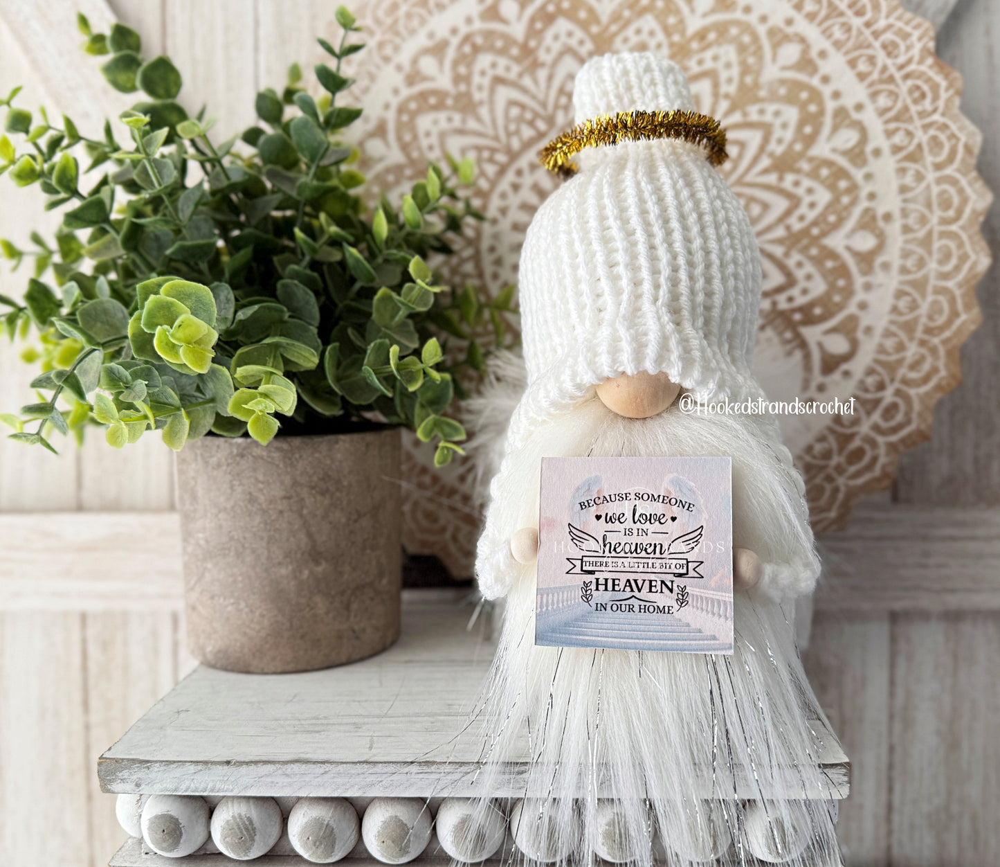 Guardian Angel Gnome - Sympathy Gift - Memorial Keepsake