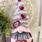 Valentine's Day Heart Gnome with Slouchy Hat - Tiered Tray Decor