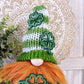 Knit Shamrock Gnome with Tennis Shoes - St. Patrick's Day Tiered Tray Decor