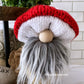 Mushroom gnome, Fungi gnome, Tiered tray decor, Forest gnome, Gnome decor, Swedish tomte Knit gnome,