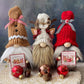 Gingerbread gnome, Christmas gnome, Tiered tray decor, Farmhouse theme, Holiday decor, Knit gnome