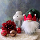 Whimsical Knit Elf Gnome: Playful Christmas Decor for Tiered Trays