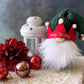 Whimsical Knit Elf Gnome: Playful Christmas Decor for Tiered Trays