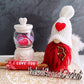 Cupid gnome, Valentines gnome, Tiered tray decor, Love gnome, Swedish tomte, Gift idea, Knit gnome,