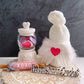 Cupid gnome, Valentines gnome, Tiered tray decor, Love gnome, Swedish tomte, Gift idea, Knit gnome,