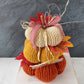 Add a Festive Touch to Your Tiered Tray with this Autumn Candy Corn Gnome - Handcrafted and Delightful