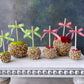 Decorative Faux candy apples -Perfect for fall - Tiered tray decor