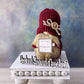 Adorable Knit Autumn Gnomes with Fall-Themed Signs and Burlap Bows