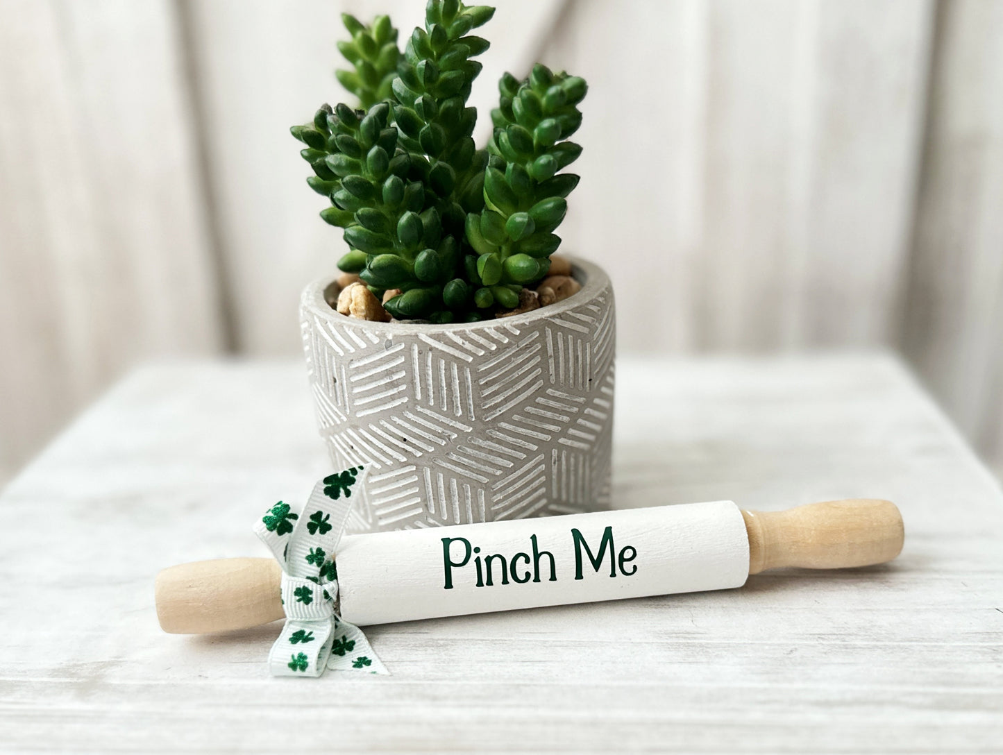 St Patricks rolling pins, St Paddys day decor, Tiered tray decor, Table top display