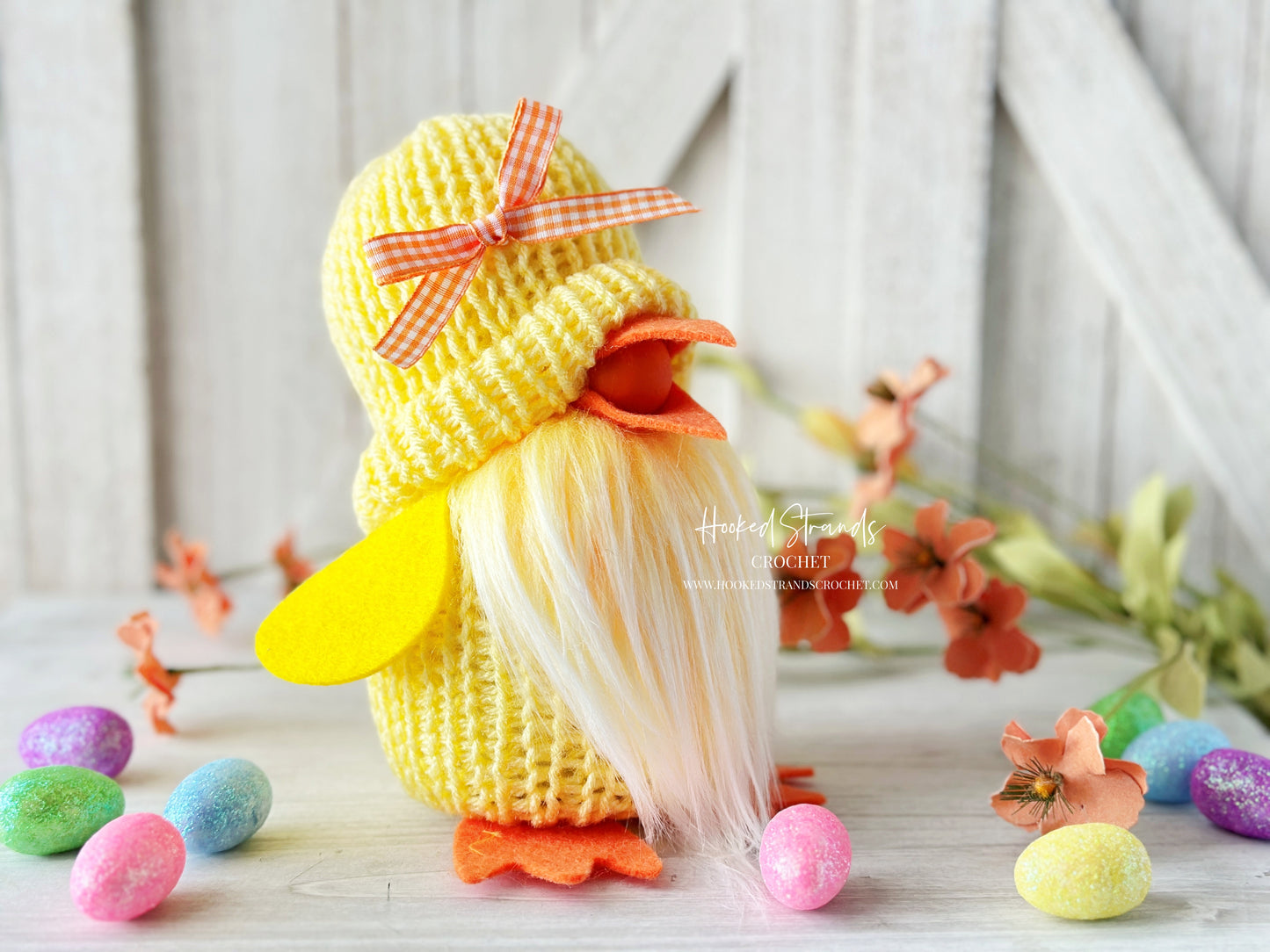 Easter Chick gnome - Spring gnome - Tiered tray decor