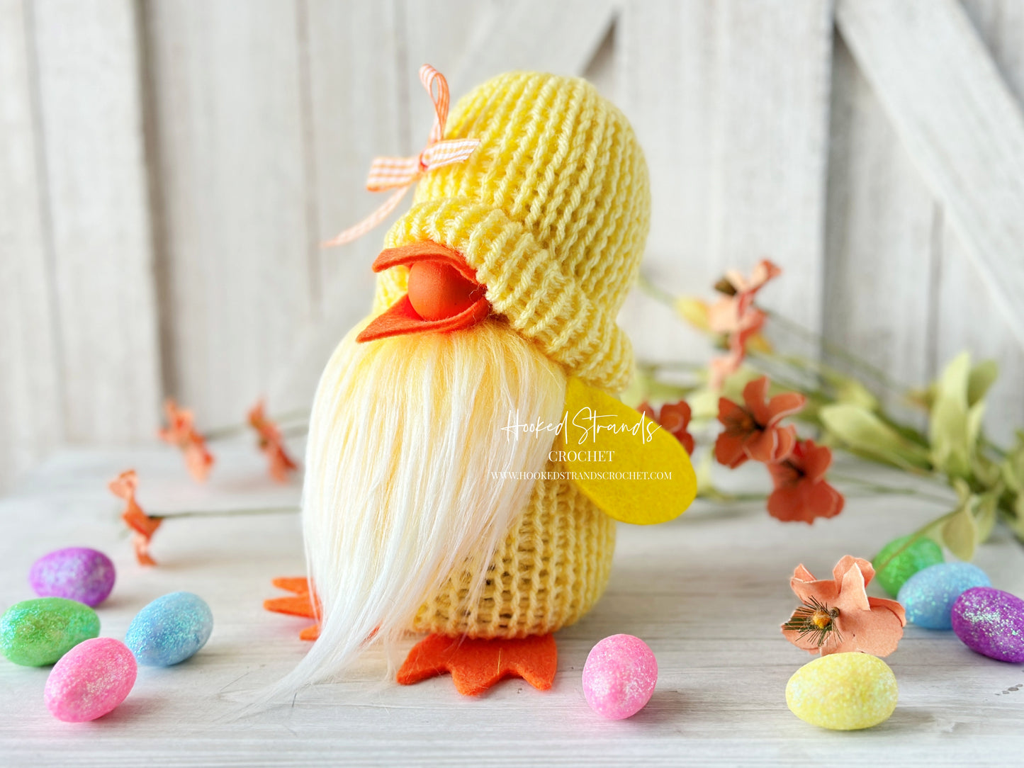 Easter Chick gnome - Spring gnome - Tiered tray decor