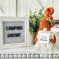 Adorable Knit Camping Gnome: Perfect Tiered Tray Decor for Glamping!