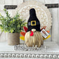 Festive Thanksgiving turkey gnome - Tiered tray decor - Gobble til you wobble