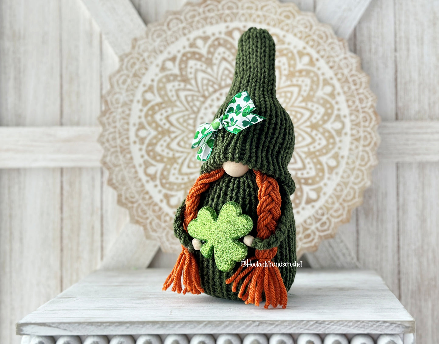 Handmade Shamrock Gnomes - Perfect for Tiered Trays and St. Patrick's Day Celebrations