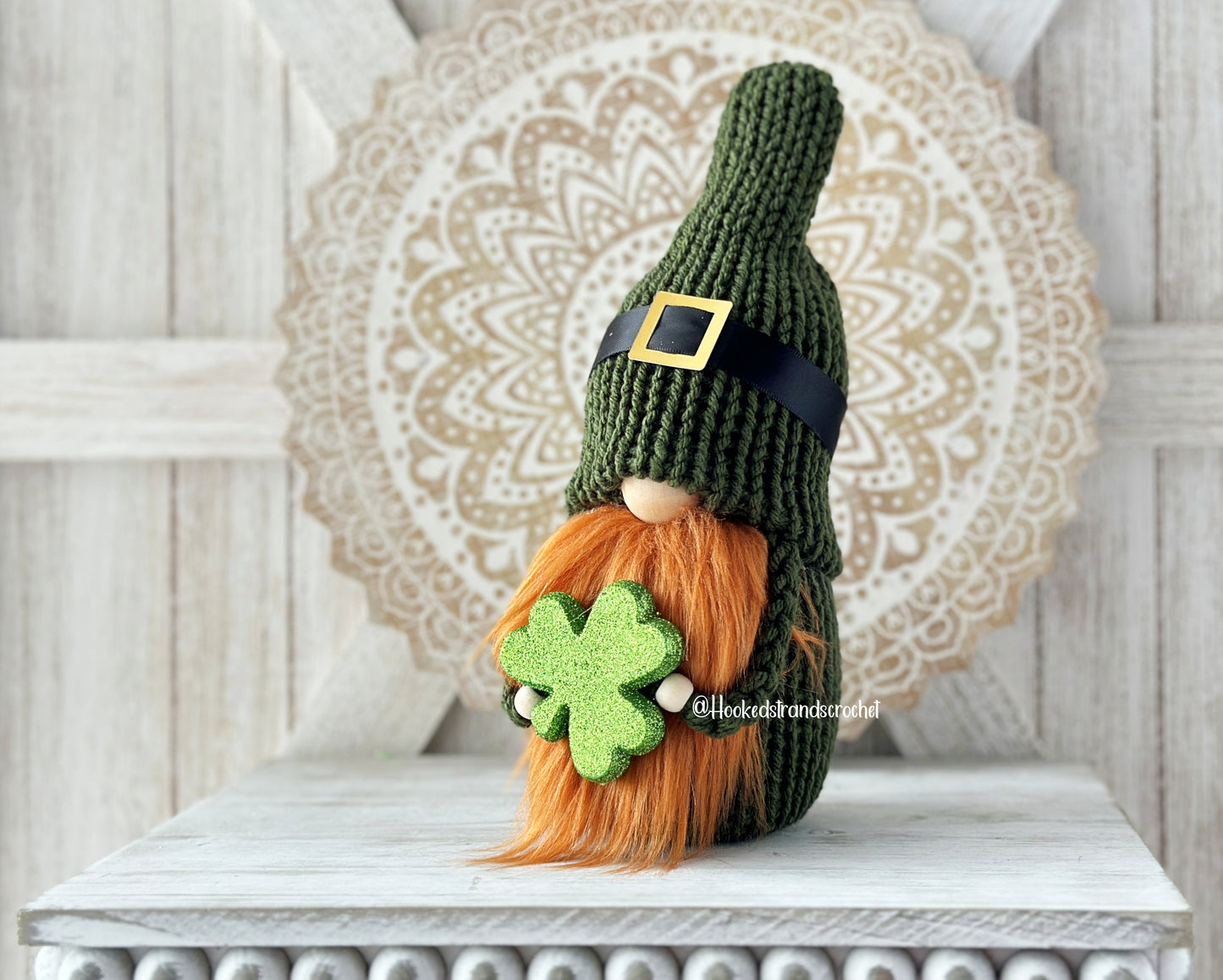 Handmade Shamrock Gnomes - Perfect for Tiered Trays and St. Patrick's Day Celebrations