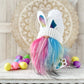 Colorful Easter Bunny Gnome for Tiered Trays - Handcrafted by Hooked Strands Crochet