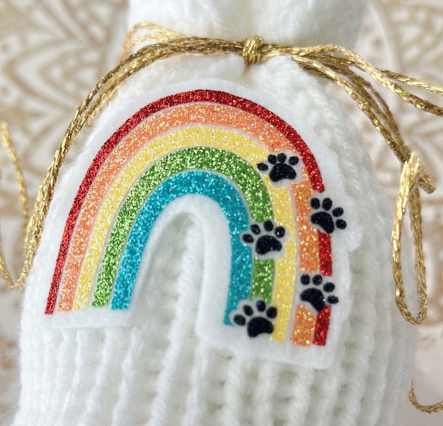 Rainbow Bridge Memorial Gnome - A Sentimental Sympathy Gift for Pet Loss