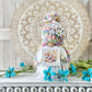 Colorful Spring Gnome Centerpiece - Exquisite Tiered Tray Decor by Hooked Strands Crochet