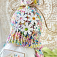 Colorful Spring Gnome Centerpiece - Exquisite Tiered Tray Decor by Hooked Strands Crochet