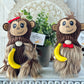 I'm Bananas for You Monkey Gnome - Quirky Tiered Tray Decor, Cute gift idea