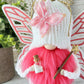 Magical Fairy Gnome with Pixie Dust and Wand Tiered Tray Decor - Handcrafted by Hooked Strands Crochet