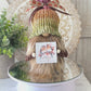 Cozy Autumn Gnome with Fall Sign - Seasonal Tiered Tray Centerpiece