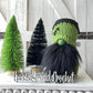 Halloween Frankenstein monster knit gnome - Tiered tray decor