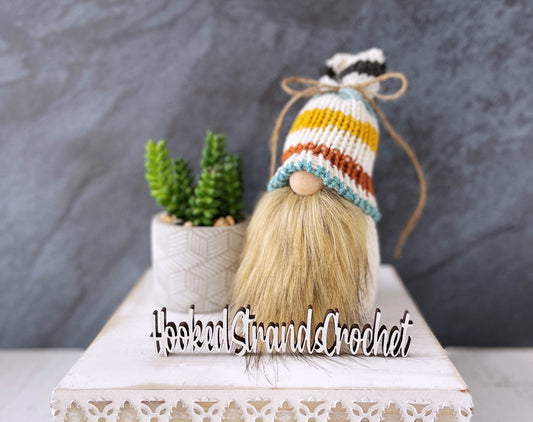 Gnome doll, Tiered tray decor, Farmhouse style, Rustic decor, Gonk doll, Swedish Tomte, Gift idea,